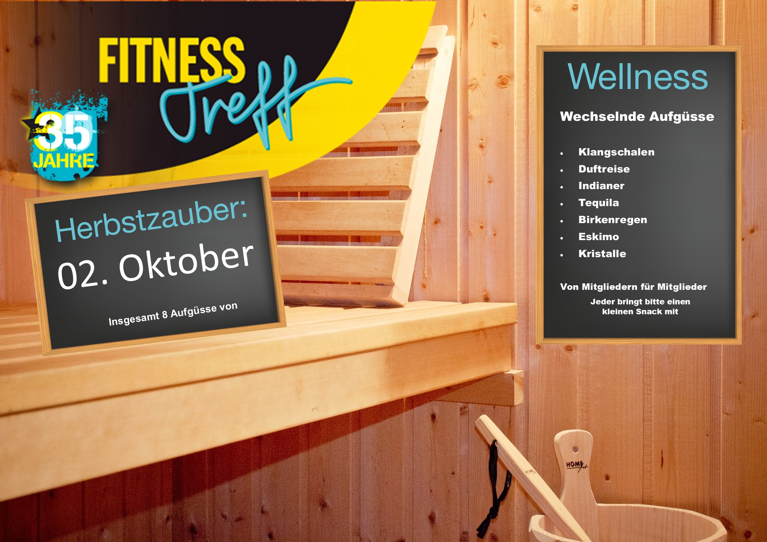 02. Oktober ist Sauna-Nacht